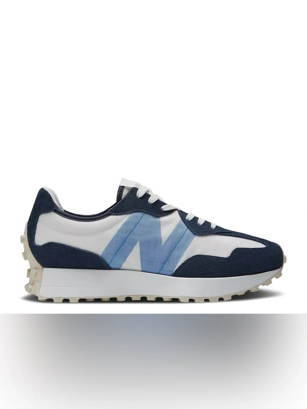 New Balance 327 MS327SV Men’s Size 9 Natural Indigo White Blue Retro Lifestyle